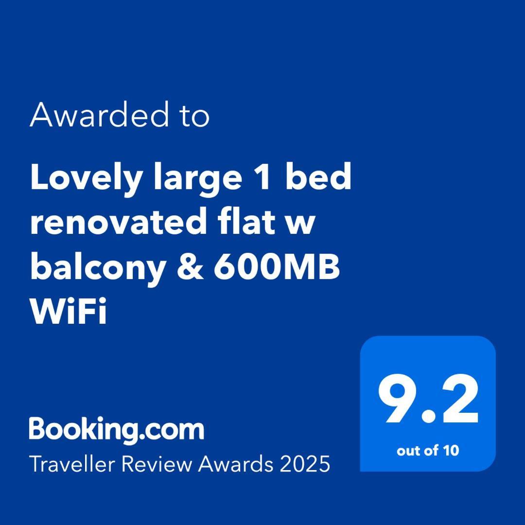 Appartamento Lovely Large 1 Bed Renovated Flat W Balcony & 600mb Wifi Londra